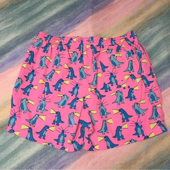 CHUBBIES DANCING DINO men’s 5.5” inseam swimtrunks swimsuit size 2XL - Picture 4 of 5